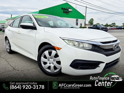Used 2016 Honda Civic Sedan 4d LX CVT at Auto Finance Center near Matthews, NC