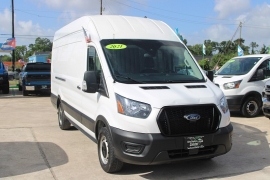 Used 2021 Ford Transit Cargo Van T-250 148" EL Hi Rf 9070 GVWR RWD at Auto Finance Center near Matthews, NC