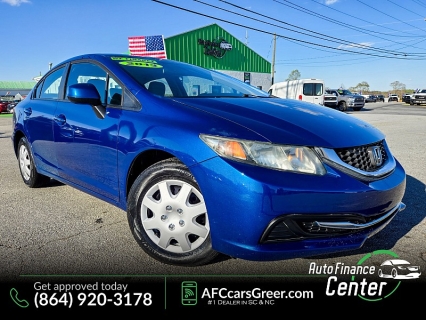 Used 2013 Honda Civic Sedan 4d LX Auto at Auto Finance Center near Matthews, NC