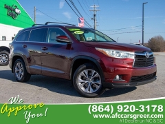  2015 Toyota Highlander 4d SUV AWD XLE at Auto Finance Center near Matthews&comma; NC