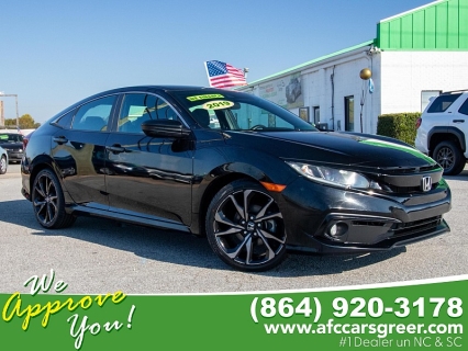 Used 2019 Honda Civic Sedan 4d Sport CVT at Auto Finance Center near Matthews, NC