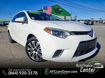 Used 2016 Toyota Corolla 4dr Sdn (Natl) at Auto Finance Center near Matthews, NC