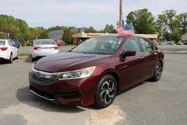 Used 2016  Honda Accord Sedan 4d LX CVT at Auto Finance Center near Matthews&comma; NC