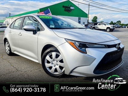 Used 2021 Toyota Corolla LE CVT at Auto Finance Center near Matthews, NC