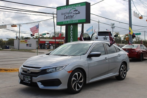 Used 2016 Honda Civic Sedan 4d LX CVT at Auto Finance Center near Matthews, NC