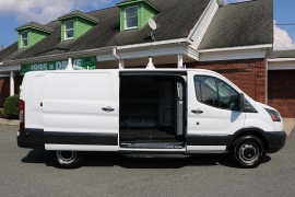 Used 2018 Ford Transit 350 Cargo Van Low Roof Van LWB w/Right Sliding Door at Auto Finance Center near Matthews, NC