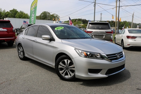 Used 2014 Honda Accord Sedan 4d LX 6spd at Auto Finance Center near Matthews, NC