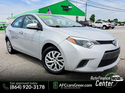 Used 2015 Toyota Corolla 4dr Sdn (Natl) at Auto Finance Center near Matthews, NC