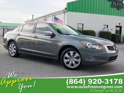 Used 2009 Honda Accord Sdn 4dr I4 Auto EX-L at Auto Finance Center near Matthews, NC