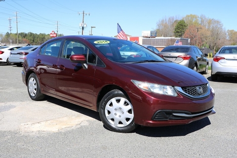Used 2014 Honda Civic Sedan 4d LX CVT at Auto Finance Center near Matthews, NC