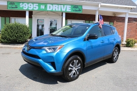 Used 2017  Toyota RAV4 4d SUV FWD LE at Auto Finance Center near Matthews&comma; NC