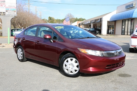 Used 2012 Honda Civic Sedan 4d LX Auto at Auto Finance Center near Matthews, NC