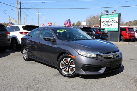 Used 2016 Honda Civic Sedan 4d LX CVT at Auto Finance Center near Matthews, NC