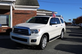 Used 2014  Toyota Sequoia 4d SUV 4WD Platinum FFV at Auto Finance Center near Matthews, NC