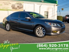 Used 2013  Honda Accord Sdn 4dr I4 CVT EX-L at Auto Finance Center near Matthews, NC