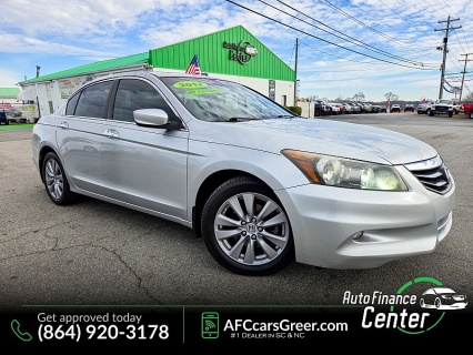 Used 2012 Honda Accord Sdn 4dr V6 Auto EX-L at Auto Finance Center near Matthews, NC