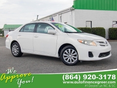 Used 2012 Toyota Corolla 4dr Sdn (Natl) at Auto Finance Center near Matthews, NC