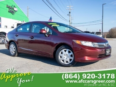  2012 Honda Civic Sedan 4d LX Auto at Auto Finance Center near Matthews&comma; NC