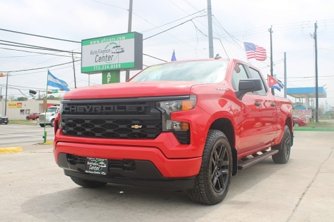 Used 2022 Chevrolet Silverado 1500 4WD Crew Cab Custom at Auto Finance Center near Matthews, NC