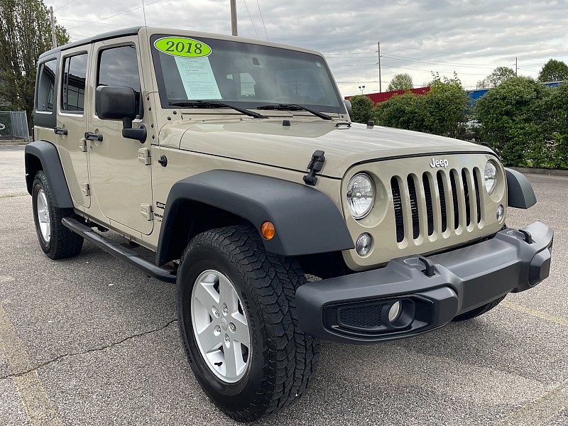 Used 2018  Jeep Wrangler JK Unlimited 4d SUV 4WD Sport S at EZ Car Connection near Frankfort, KY