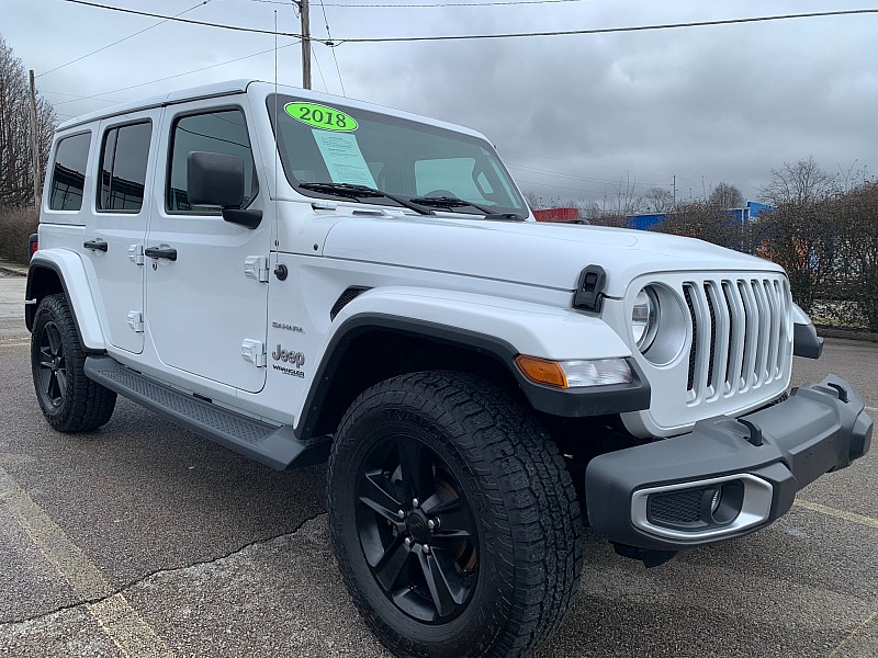 Used 2018  Jeep Wrangler Unlimited 4d SUV 4WD Sahara at EZ Car Connection near Frankfort, KY