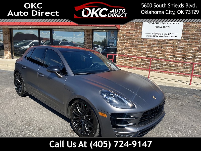 Used 2017  Porsche Macan 4d SUV AWD Turbo at OKC Auto Direct near Oklahoma City, OK