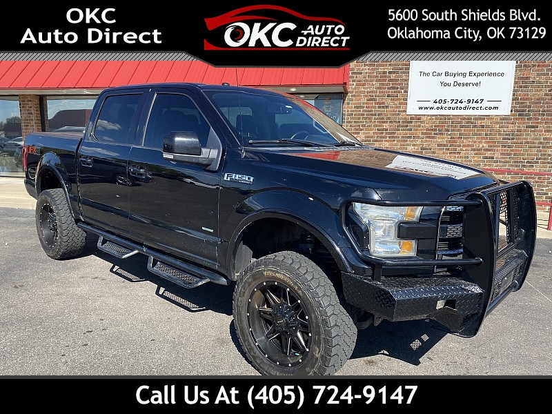 Used 2016  Ford F-150 4WD SuperCrew Lariat 5 1/2 at OKC Auto Direct near Oklahoma City, OK