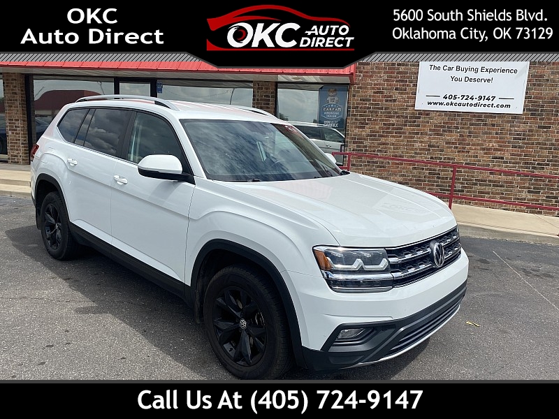 Used 2019  Volkswagen Atlas 4d SUV 3.6L SE at OKC Auto Direct near Oklahoma City, OK