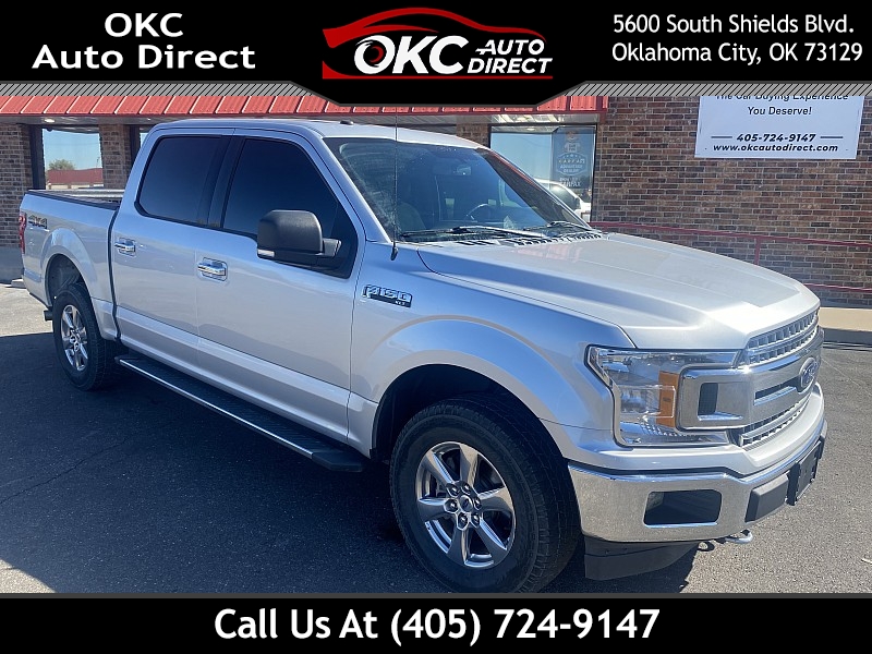 Used 2018  Ford F-150 4WD SuperCrew XLT 5 1/2 w/Luxury Pkg at OKC Auto Direct near Oklahoma City, OK