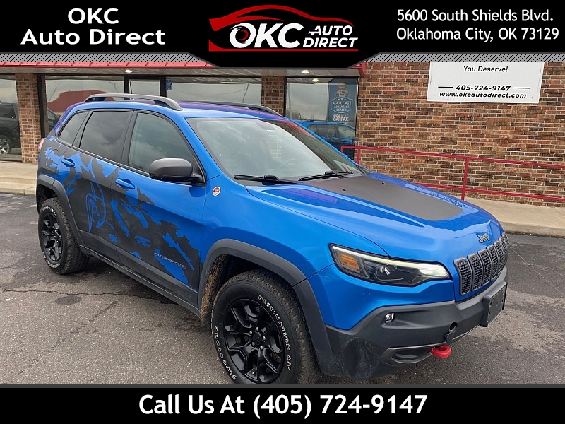 Used 2019  Jeep Cherokee 4d SUV 4WD Trailhawk Elite 2.0L Turbo at OKC Auto Direct near Oklahoma City, OK