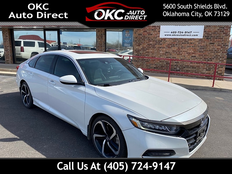 Used 2018  Honda Accord Sedan 4d Sport 2.0T CVT at OKC Auto Direct near Oklahoma City, OK