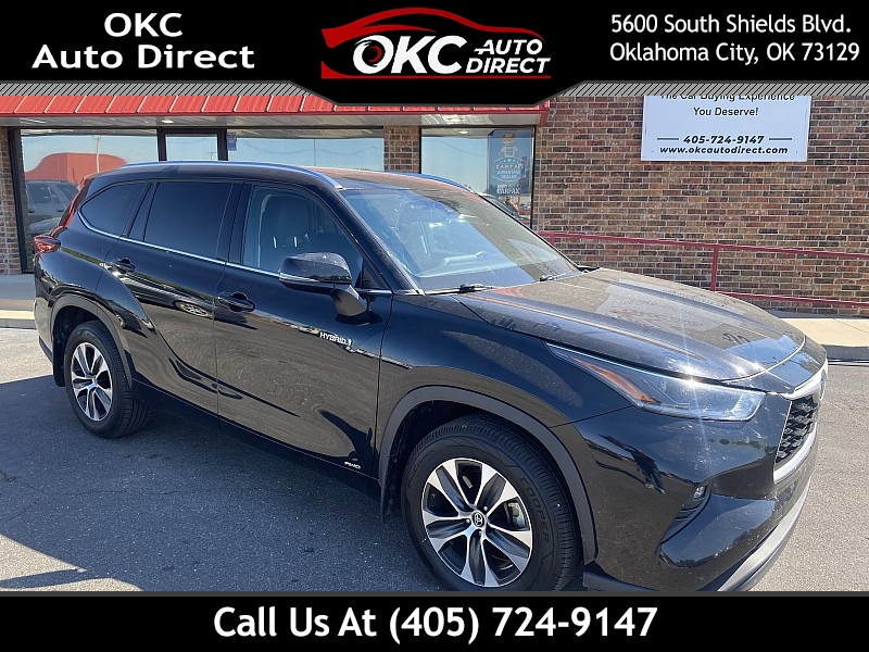 Used 2021  Toyota Highlander Hybrid XLE AWD at OKC Auto Direct near Oklahoma City, OK