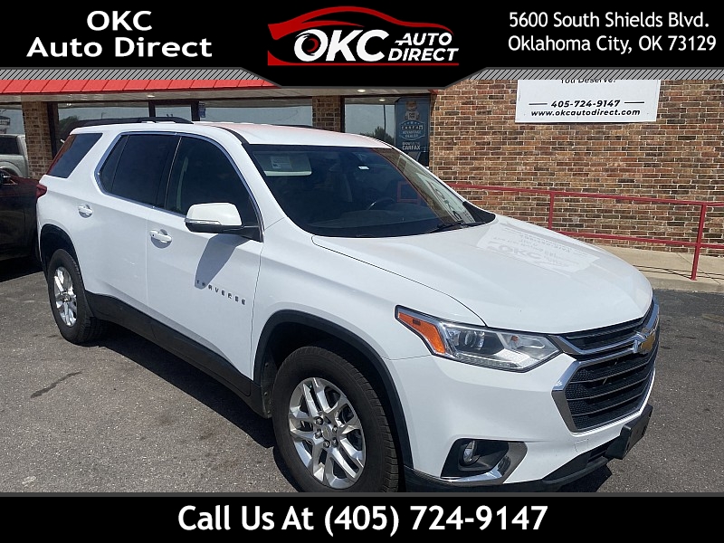 Used 2021  Chevrolet Traverse FWD 4dr LT Cloth w/1LT at OKC Auto Direct near Oklahoma City, OK