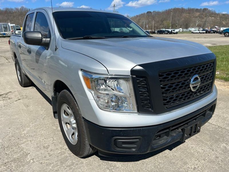 Used 2018  Nissan Titan 4WD Crew Cab S at My Town Truck and RV near South Point, OH