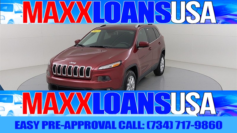 Used 2015  Jeep Cherokee 4d SUV 4WD Latitude at Maxx Loans near , 