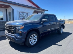 Used 2022 Chevrolet Silverado 1500 4WD Crew Cab 147" Custom at J & J Autoplex near Garden City, KS