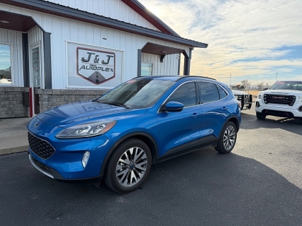 Used 2020 Ford Escape Hybrid 4d SUV AWD Titanium at J & J Autoplex near Garden City, Kansas