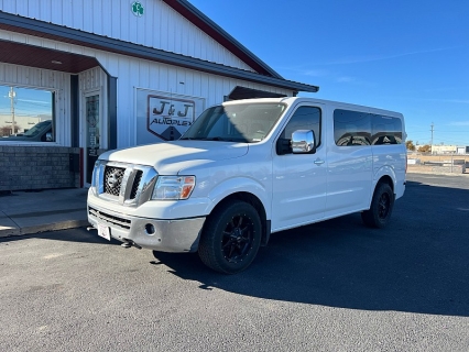 Used 2018 Nissan NV 3500 Passenger Van 3d Van SL V8 at J & J Autoplex near Garden City, Kansas