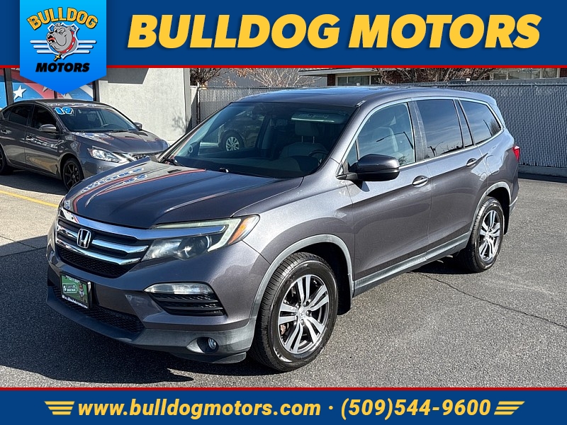 Used 2016  Honda Pilot 4d SUV AWD EX-L w&sol;RES at Bulldog Motors near Pasco&comma; WA
