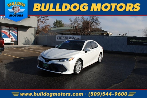 Used 2020 Toyota Camry 4d Sedan XLE AWD at Bulldog Motors near Pasco, WA