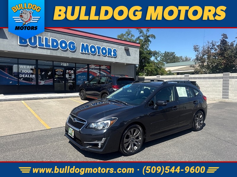 Used 2015  Subaru Impreza 4d Hatchback i Sport Premium CVT at Bulldog Motors near Pasco&comma; WA