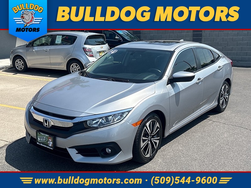 Used 2018  Honda Civic Sedan EX-L CVT at Bulldog Motors near Pasco&comma; WA