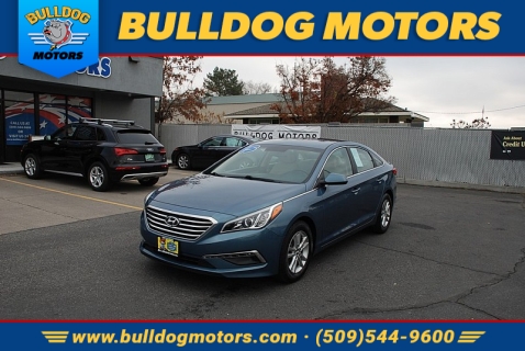Used 2015 Hyundai Sonata 4d Sedan SE at Bulldog Motors near Pasco, WA