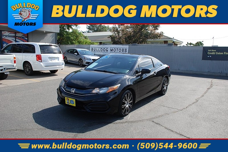 Used 2015  Honda Civic Coupe 2d LX CVT at Bulldog Motors near Pasco, WA