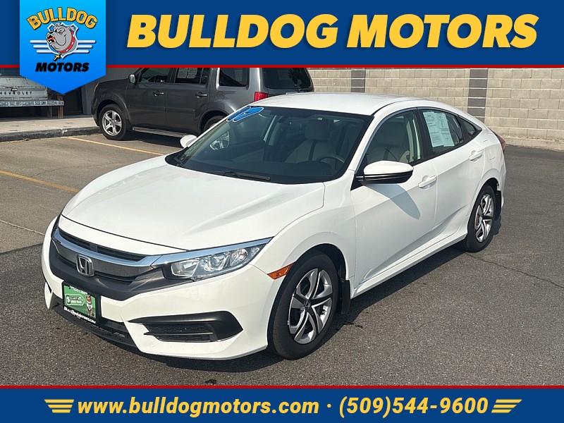 Used 2017  Honda Civic Sedan 4d LX CVT at Bulldog Motors near Pasco&comma; WA