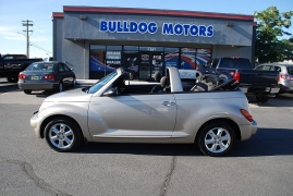 Used 2005  Chrysler PT Cruiser 2d Convertible Touring Turbo at Bulldog Motors near Pasco, WA