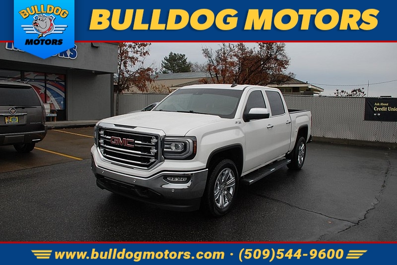 Used 2018  GMC Sierra 1500 4WD Crew Cab 143.5" SLT at Bulldog Motors near Pasco, WA