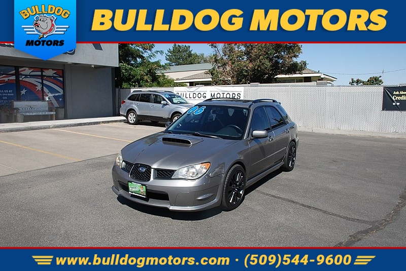 Used 2006  Subaru Impreza Wagon 2.5 WRX Limited Manual Black Int at Bulldog Motors near Pasco, WA