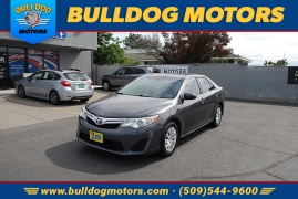 Used 2014 Toyota Camry 4d Sedan LE at Bulldog Motors near Pasco, WA