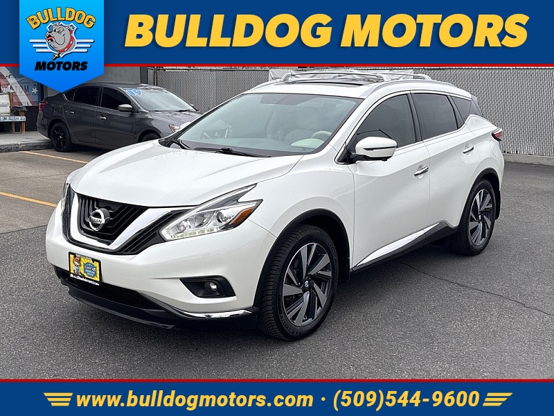 Used 2016  Nissan Murano 4d SUV AWD Platinum at Bulldog Motors near Pasco&comma; WA